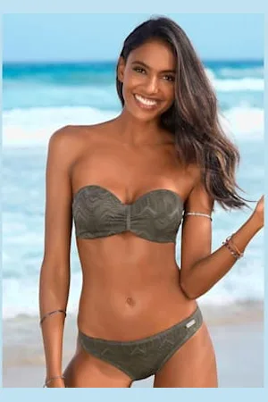 Buffalo Maillot de bain bandeau à armatures matière structurée tendance -