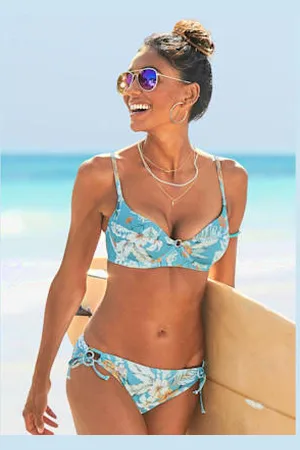 sunseeker Bas de maillot de bain imprimé tropical tendance -