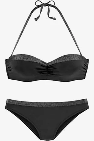 Jette Joop Maillot de bain bandeau à armatures empiècements brillants -