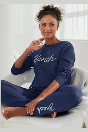 Bench Sweatshirt basique avec logo imprimé et broderie -