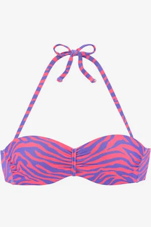 Venice Beach Haut de bikini bandeau à armatures bonnets rembourrés -