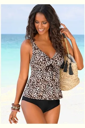 Lascana Tankini à armatures imprimé animal sauvage -