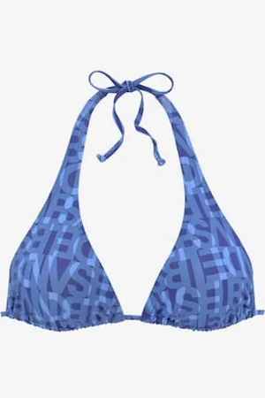ELBSAND Haut de bikini triangle imprimé tendance -
