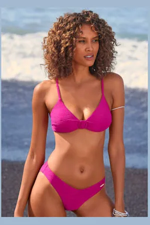 sunseeker Haut de bikini triangle anneau décoratif tendance -