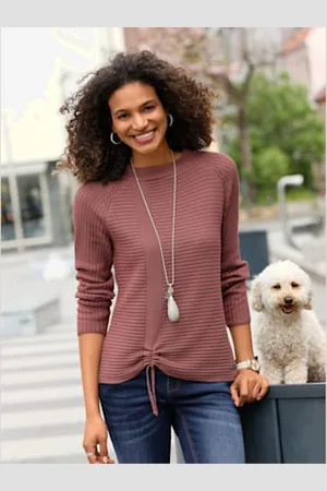 COLLECTION L. Pull à manches longues 50% coton -