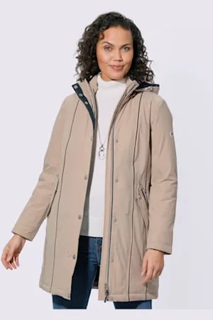 COLLECTION L. Parka fonctionnelle qualité microfibre : imperméable, coupe-vent et respirante -