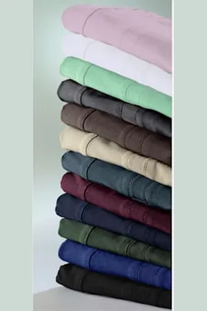 STEHMANN Pantalon classique uni avec ceinture élastique -