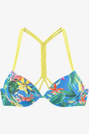 Venice Beach Haut de bikini push-up « imprimé, effet de couleur différent pour chaque pièce » -