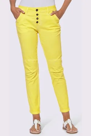 Linea tesini Jean 5 poches délavage spécial pour un coloris tendance -