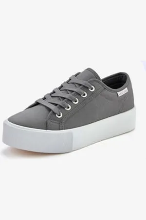 Lascana Baskets chaussures en textile, chaussures en tissu avec semelle compensée tendance -