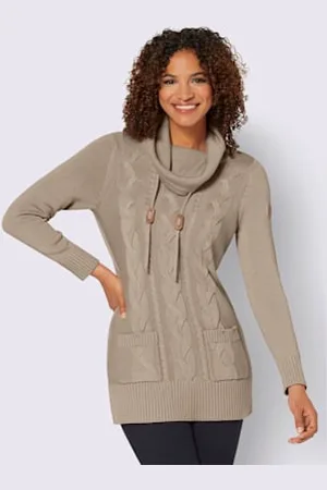 COLLECTION L. Pull en tricot 50% coton -