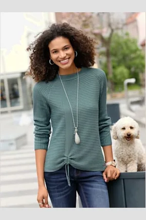 COLLECTION L. Pull à manches longues 50% coton -
