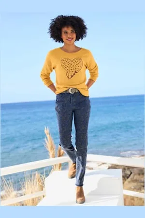 Linea tesini Pull bords roulés -