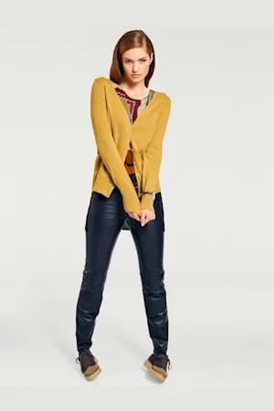 Linea tesini Veste en tricot fin style cardigan -