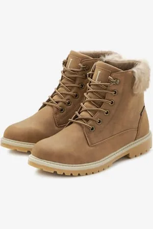 Lascana Bottines à lacets avec doublure toute douce -