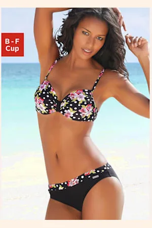 Lascana Maillot de bain à armatures motif fantaisie -