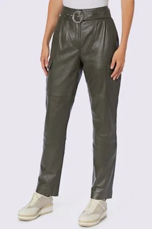 Rick Cardona Pantalon en cuir cuir agneau nappa très doux -