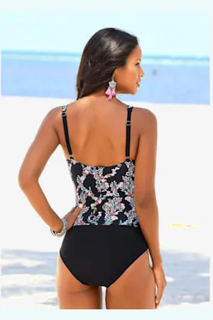 Petite Fleur Maillot de bain bords volants tendance -