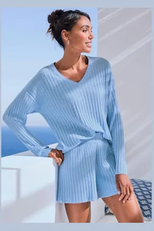 French Connection Pull en tricot ample avec encolure en v -