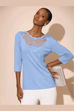 CRÉATION L Pull en tricot fin très agréable à porter -