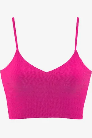 sunseeker Haut de maillot de bain court matière structurée aux couleurs tendances -
