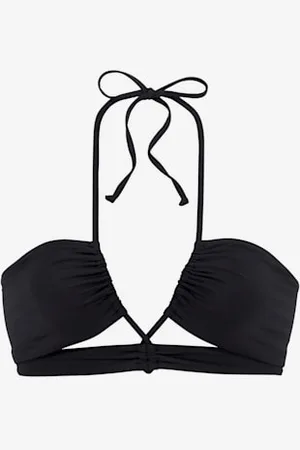 QS by s.Oliver Haut de maillot de bain bandeau coloris uni tendance -