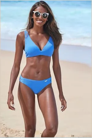 sunseeker Haut de bikini triangle tissu structuré tendance -
