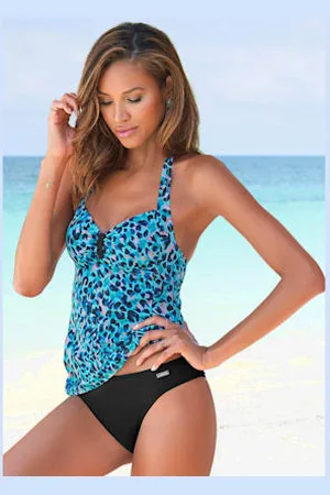 Lascana Maillot de bain 2 pièces imprimé animal tendance -