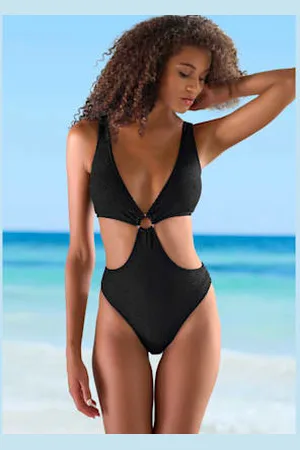 vivance collection Monokini matière structurée aux couleurs classiques -