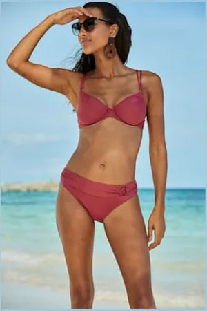 QS by s.Oliver Bas de maillot de bain bague imitation corne -