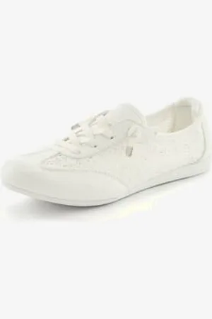 Lascana Baskets sneakers faciles à enfiler avec détails en dentelle tendance -
