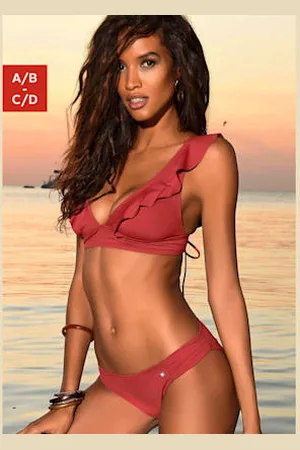 Jette Joop Bikini triangle bord à volants élégant -