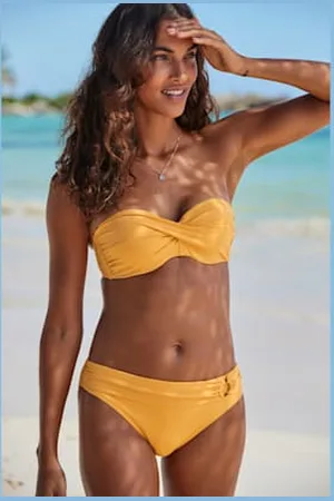 QS by s.Oliver Bas de maillot de bain bague imitation corne -