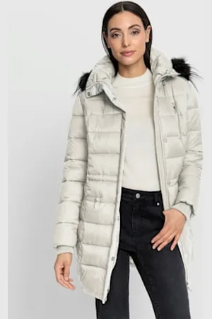 Rick Cardona Parka imitation fourrure amovible sur capuche amovible -