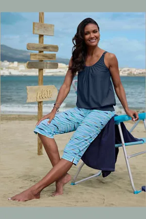 FEEL GOOD Haut maillot de bain débardeur bretelles réglables -