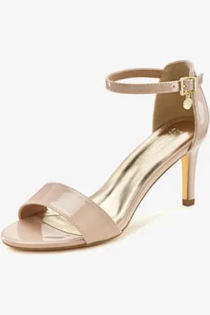 Lascana Sandales à talons hauts joli aspect verni -