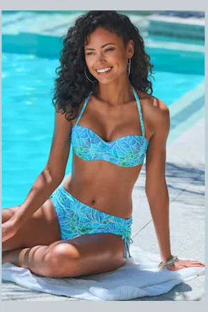 sunseeker Bas de maillot de bain imprimé floral -