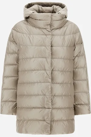 HERNO Veste Trapèze En Nylon Ultralight Et Cashmere Seta - Femme Trapèze 40