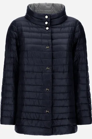 HERNO Veste Trapèze Réversible En Nylon Ultralight - Femme Trapèze 38