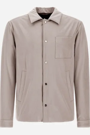 HERNO Surchemise En Suede Effect - Homme Shackets 46