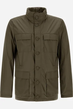 HERNO Veste Field Jacket En Ultralight Crease - Homme Vestes Militaires 46