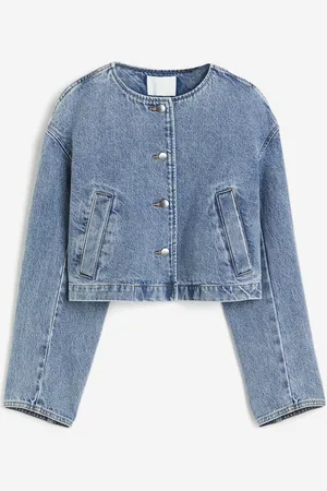 Veste en jean courte femme online h&m