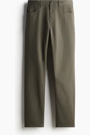 H&M Pantalon Slim Fit en twill de coton