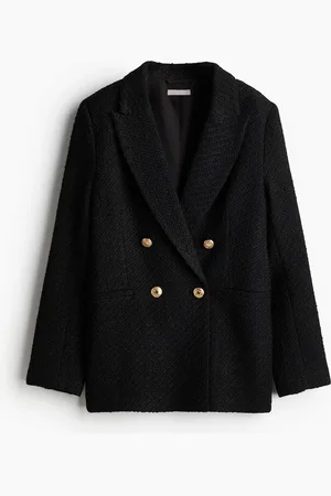 H&M Blazer en tissu texturé
