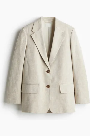 H&M Blazer en lin mélangé