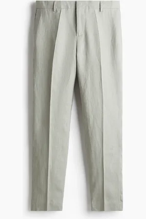 H&M Pantalon de costume Slim Fit en lin