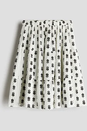H&M Jupe à étages en seersucker
