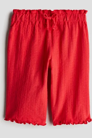 H&M Pantalon en coton texturé