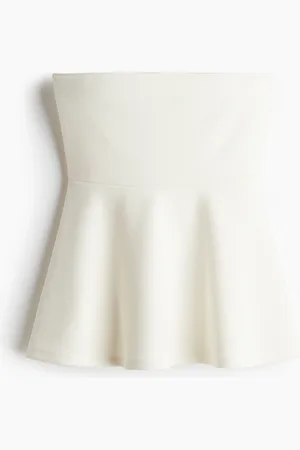 H&M Peplum tube top
