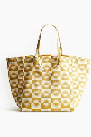 H&M Sac de plage en toile de coton